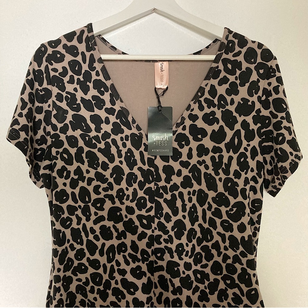 Smash + Tess Leopard Sunday Romper